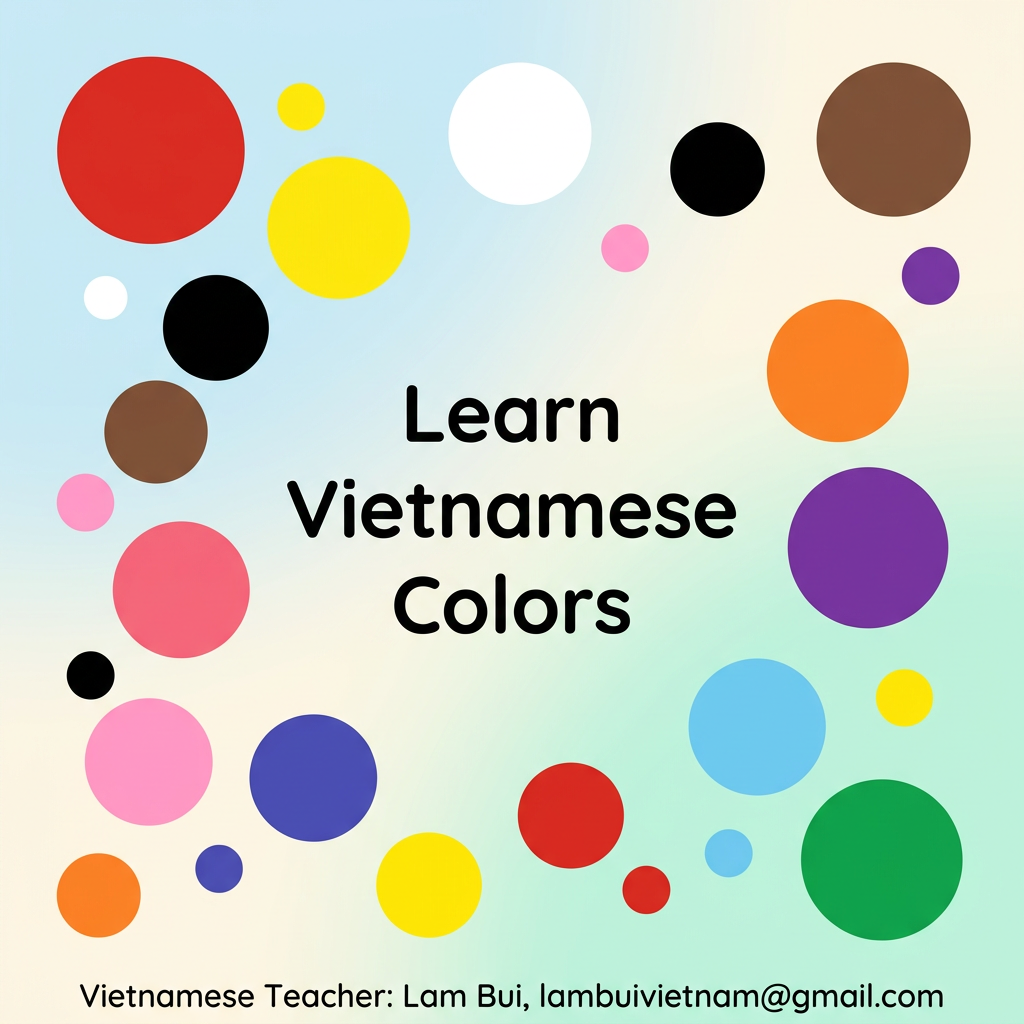 Learn Vietnamese Colors